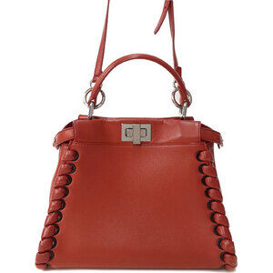 Fendi Peekaboo Iconic satchel nappa leather 2way Shoulder Bag